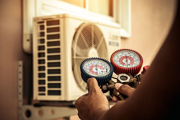 Professional Hvac Maintenance technician working in Camas, WA